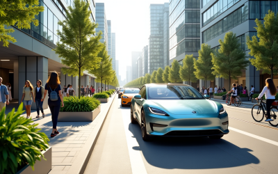 L'avenir des véhicules électriques en milieu urbain
