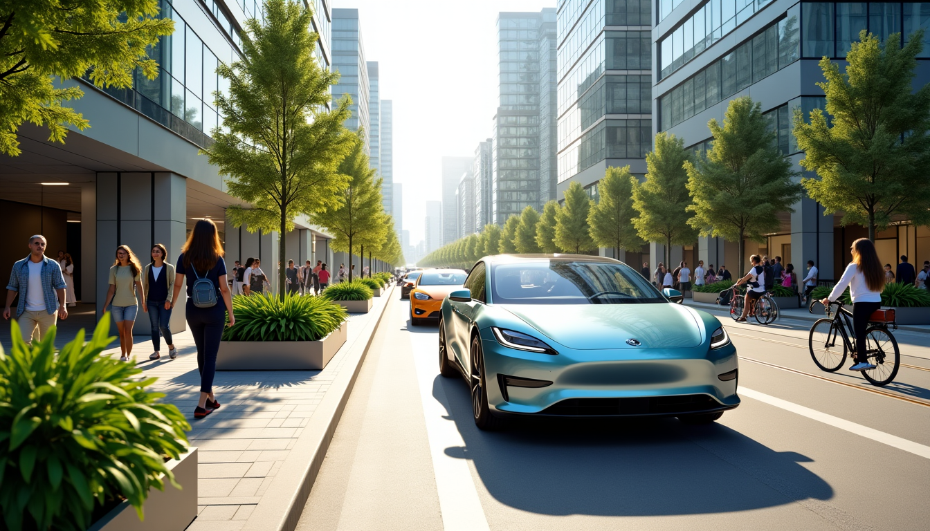 L'avenir des véhicules électriques en milieu urbain
